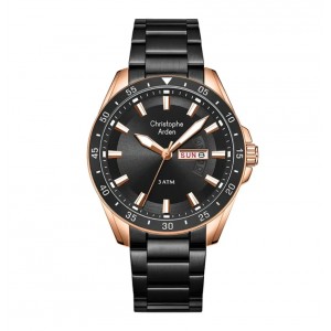 Christophe Arden CA 3009 Rosegold Black Steel Man MEFBRBA